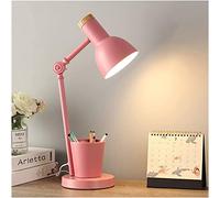 YRYRYW Light Reading Lamp Desk Lamp Home Office Desk Light Plug-in Bedside Table Lamp, 9W Eye Protection Desk Lamp with Pen Holder, Student Reading and Learning Lamp, Warm Light Reading Light Desk