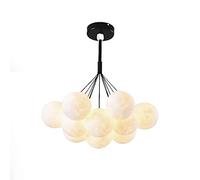 YRYRYW Luz de la habitación romántica cálida, para Vivir la luz del Dormitorio de Comedor, lámpara de araña Creativa, araña nórdica de Luna nórdica-Negro. 60 * 100 cm Household faucets