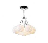 YRYRYW Luz de la habitación romántica cálida, para Vivir la luz del Dormitorio de Comedor, lámpara de araña Creativa, araña nórdica de Luna nórdica-Negro. 36 * 100 cm Household faucets