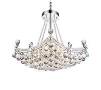 YRYRYW Luz de Techo LED de Montaje con Descarga lámpara Colgante de Habitaciones de baño de baño de baño, lámpara de lámpara E14 K9, lámpara de Lluvia cristalina de lámpara de lámpara 100 * 60 cm