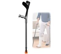 YRYRYW Muletas De Antebrazo Adultos, Bastón Ergonómico, con Reposabrazos, Altura Ajustable, Altura Aplicable: 140-190 Cm/Negro/1 Pieza Household faucets