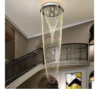 YRYRYW Personalidad Creativa de Alambre de Alambre de Alambre de Alambre, para la Escalera de Escalera de Villa dúplex, ático de Escalera, Cortina de Rollo de Cristal de Cristal Largo de 40 cm de