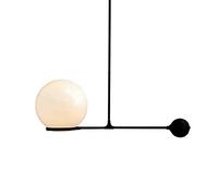 YRYRYW Personality Minimalist Line Chandelier,Designer Living Room Bedroom Bedside Café Dining Lamp,LED Nordic Postmodern Chandelier-Black. Warm Light Household faucets