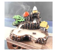 YRYRYW Quemador de Incienso con reflujo de Cascada de Resina, Adorno difusor de Aroma, Adorno Decorativo, decoración del hogar, decoración de la habitación, 1 ud. Household faucets