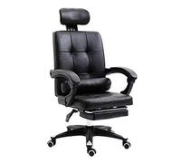 YRYRYW Renovation House Có Silla para Computadora Silla De Escritorio Ergonómica Giratoria para Computadora con Reposapiés Silla De Oficina con Respaldo Alto Silla Ejecutiva para Computadora De Cuero