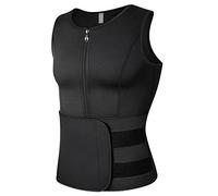 YRYRYW Saco Sauna Vest para Hombres, Sin Mangas y Cortador de Abdomen, Vestido de Calentamiento con Zipper - Mejoramiento de la Salud de Entrenamiento Household faucets