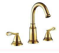 YRYRYW Warm Home EuropUPC Exports Double The Three-Hole Basin Taps Fengong Household faucets