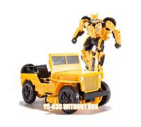 (YS-03C SIN CAJA) NUEVO TAIBA YS-03C Vehículo todoterreno de transformación Amarillo 20 cm Mamba negra
