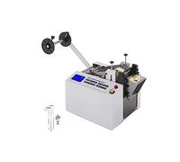YS-100 Máquina de corte automático de tubos termorretráctiles 350W Cable de control de microcomputadora Troqueladora de tubos Correa de cinta de PVC Corte en frío
