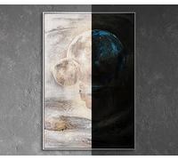 YS -Art Pintura noctilucente Pintada a mano «Conexión de estrellas» | Arte mural luminoso | Obras de Arte | Cuadros luminosos en la oscuridad | KL017
