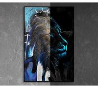 YS -Art Pintura noctilucente Pintada a mano «Despertar de la fuerza» | Arte | Moderna | Obras de Arte | Cuadros luminosos en la oscuridad | KL014