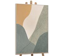 YS -Arte Moderno Acrílico Pintura sobre Lienzo Pintado a Mano Cuadros con Marco Línea Eterna Mural Salón Oficina Moderna Decoración para el Hogar Imagen Real Arte 140x100 cm