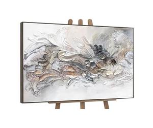 YS Cuadro Pintado a Mano Abstractos Eternidad II | Cuadros Pintados a Mano Abstractos Art Lienzos | Pintura | Cuadros de Lienzo TRD031 (120x80cm)