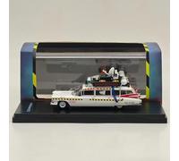 YS Escala 1/64 para ECTO-1A Diecast Modelo Coche Colección Miniatura Modelos de Vehículos 14+