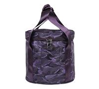 YS0911 Bolsa de transporte portátil gruesa para cuenco tibetano con asa, bolsa de transporte acolchada, bolsa de viaje para yoga, bolsa de transporte acolchada, 8 pulgadas