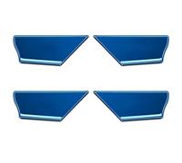 YSA ASF Accesorios para El Coche Que Diseña La Caja del Ornamento De La Manija De La Puerta Interior del Coche para para VW para Golf 7 4pcs Mango Interior(Azul)