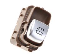 YSA ASF Mando Botonera Elevalunas 2059051513 Interruptor De Control De Ventana para Mercedes para Benz W205 S205 X253 C253 Clase C AMG con Botón De Luz Naranja Accesorios De Coche(Coffe)
