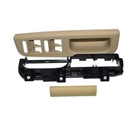 YSA ASF Mando Botonera Elevalunas para VW para Bora para Passat B5 Manija Puerta Interior Elevador Interruptor Soporte Tapas Base 3 Uds 3B1 867 171 E, 3B0 867 175,1J1867179A(Beige)