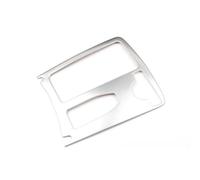 YSA ASF Pegatina De Acero Inoxidable para El Interior del Coche, Decoración del Panel del Portavasos para Mercedes para Benz Clase C W204 2008-2014 RHD Decorativas Accesorios Interior(Silver r)