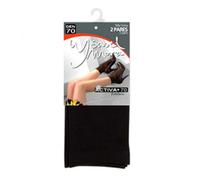 YSABEL MORA - Pack 2 Medias Tobillera 70 Denier Negro