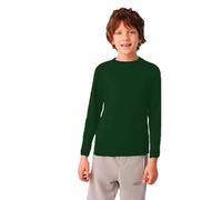 YSABEL MORA 18308 - Camiseta Niños 100% Algodón Manga Larga Semicisne Niñas Color: Botella Talla: 4 años