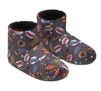 YSABEL MORA 24032 - Bota de casa Divertida Hombre Hombre Color: Gris Talla: 45/46