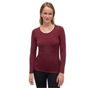 YSABEL MORA - 70002 Camiseta Mujer Cuello Redondo con Manga Larga termica con Afelpado Interior. Color: Granate Talla: XL