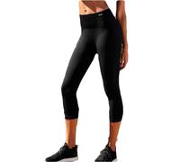 YSABEL MORA - Leggings Deportivos Piratas canalé Negro
