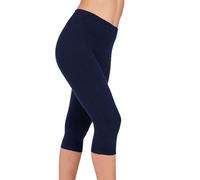 Legging mujer algodón corte pirata Ysabel Mora - Marino / M