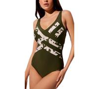 YSABEL MORA 82548 - Bañador Reductor Copa B Detalle Hojas Mujer Color: Unico Talla: 90
