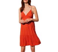 YSABEL MORA 86019MROASTED Orange - Vestido Mujer Básico Playero Escote V Mujer Color: Roasted Orange Talla: Medium