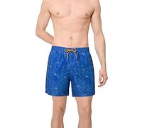 YSABEL MORA. Bañador Largo Estampado Perros Salchicha. Tejido Ligero de Secado Rápido con Cintura Elástica y Cordón Ajustable. Bolsillos Funcionales para Playa o Piscina .Colección Hot Dog.