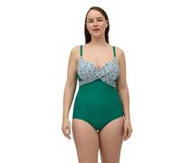 YSABEL MORA Bañador Moldeador con Aro Estampado Copa C para Moldear y Definir la Silueta con Ajuste Favorecedor y Femenino, Compresión Media y Estilo Clásico Colección