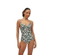 YSABEL MORA Bañador Moldeador con Aro y Brillo para Definir Silueta, Ajuste Favorecedor, Compresión Media, Estilo Clásico, Tejido Shiny, Diseño Estampado, Colección Ilha de Mel