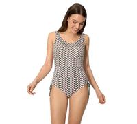 YSABEL MORA. Bañador Moldeador Micropiqué Estampado Coral Copa B. Moldea Abdomen Sin Oprimir con Laterales Ajustables. Sin Aro con Relleno para Cobertura Y Forma Natural Colección Sunset.
