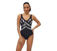 YSABEL MORA Bañador Reductor Compresivo con Detalles Animal Print para Moldear y Definir la Figura, Estilo Clásico con Relleno y Sujeción Máxima, Efecto Faja Sin Aro Colección