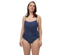 YSABEL MORA Bañador Reductor Doble Pecho y Abdomen Lunares Copa C Compresión Media para Estilizar Figura con Forro Compresivo y Estilo Clásico Sujetador Sin Relleno ni Aro Colección