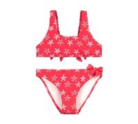 YSABEL MORA. Bikini Niña Detalles Volantes y Lazos Estampado Estrellas Marinas. Conjunto de Bikini de Dos Piezas con Lazos en la Espalda. Forro Completo para Evitar Transparencias.