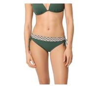 YSABEL MORA. Braga Bikini Midi Micropiqué Estampada. Braga De Bikini Midi Reductora con Compresión en Abdomen,Laterales Ajustables. Mini Me Disponible En Tallaje Infantil .Colección Sunset.