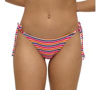 YSABEL MORA Braga Bikini Mini Anudada Rayas Estilo Cheeky Adaptabilidad y Flexibilidad en Caderas Material Sostenible Poliester Reciclado Diseño Moderno y Dinámico Colección