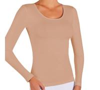 YSABEL MORA - Camiseta Interior Básica Manga Larga Mujer, Diseño Mediterráneo, Confort Adaptable, Sostenible, Hecho en Valencia, Ideal para Cualquier Momento y Circunstancia.