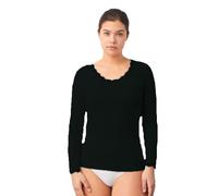 YSABEL MORA Camiseta Interior Lencera de Manga Larga para Mujer | Escote redondo, tejido Cotton Nature suave, elegante y fácil de combinar, confort para el día a día