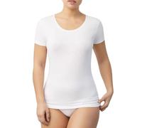 YSABEL MORA - Camiseta Interior Manga Corta Nude, Diseño Mediterráneo, Material Adaptable y Sostenible, Hecho en Valencia, Confort Diario, Moda Ecológica, Prenda Básica Esencial.