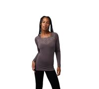 YSABEL MORA - Camiseta térmica Encaje Manga Larga Marengo