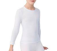 YSABEL MORA Camiseta Térmica Infantil Manga Larga Cuello Redondo | Interior afelpado suave, retiene el calor sin volumen, para el cole, juegos al aire libre o casa