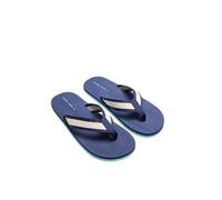 YSABEL MORA Chanclas de Tela para Hombre con Rayas Contrastadas, Ideales para Playa o Piscina, Comodidad y Estilo, 100% Poliéster, Uso Diario y Actividades Acuáticas