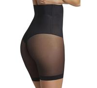 Ysabel Mora – Faja alta abdominal reductora, tejido de tul, compresión media – Negro