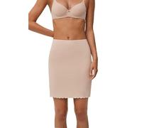 YSABEL MORA - Falda combinación Corte láser Nude.