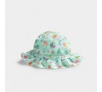 YSABEL MORA. Gorro De Playa Bebé ala Ondulada Estampado Fauna Marina. Gorro para Bebé con Estampado De Animales Marinos. Protege La Cabeza del Sol