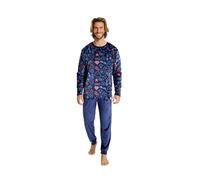 YSABEL MORA MUYDEMI Pijama Largo Hombre Gamer Comodidad Suave y Estilo Divertido para Amantes de Videojuegos Ideal para Noches de Relax con Diseño de Iconos y Tejido Cálido